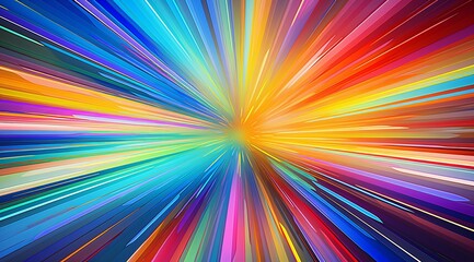 Fototapeta premium bright background with colorful lines