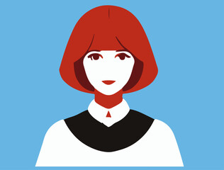 woman with red hair
