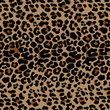 Animal skin leopard, cheetah, Jaguar seamless pattern design.