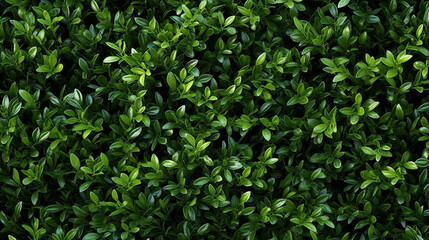Fototapeta na wymiar background and texture of the wall of natural green small leaves. eco wallpaper