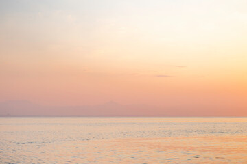 Fototapeta premium morning on the seashore