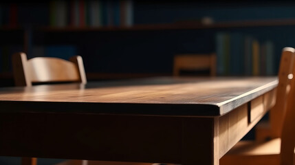 Empty table top good for product display