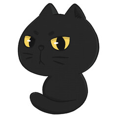 Obraz premium black cat