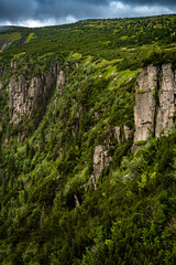 Labský důl, Pančavský vodopád, Krkonoše, Giant Mountains, Riesengebirge, Karkonosze, Dolina Łaby rozległa panorama, wodospad panczawski - 636199735