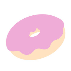 ストロベリーチョコスプレードーナッツ♪PNG