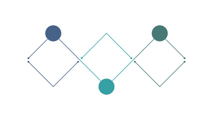 Blank company process chart infographic template as vector with 3 options can be used for progress, diagram, annual report, web design. Business concept.