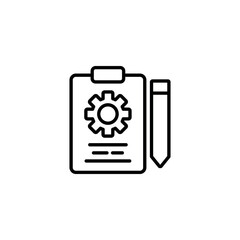 Business Model icon design with white background stock illustration