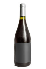 Wine bottle isolated