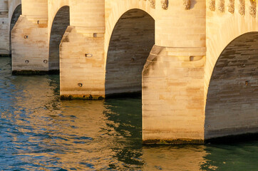 Pont De Liena over the River Seine in Paris, France, 
