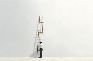 dreamer climbs the stairs up