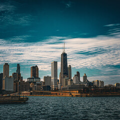 Obraz premium city skyline