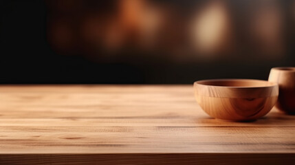 Empty table top good for product display