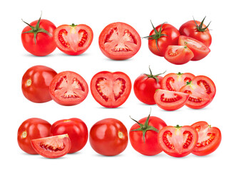 Tomato isolated on transparent png