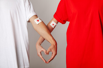 Blood donation, concept of awareness and donation