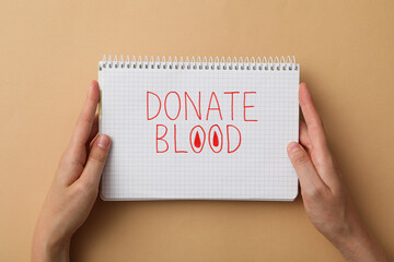 Blood donation, concept of awareness and donation