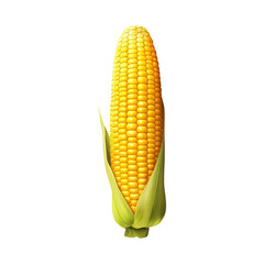 Roasted corn on a transparent background