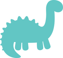 Baby Dinosaur Silhouette