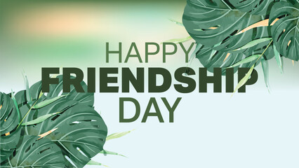happy friendship day poster design