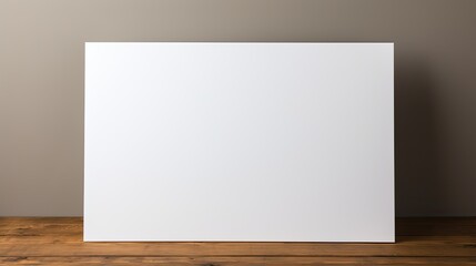 White billboard for copy space. Generative AI