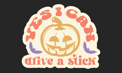 Yes i can drive a stick  Stickers SVG