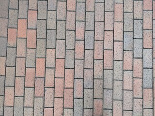 Obraz premium red brick wall floor