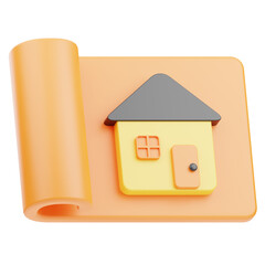 Blueprint 3D Illustration