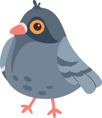 Grey Pigeon Character