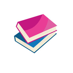 Pile Of Books Vector Illustration