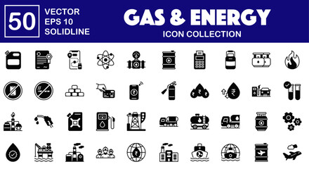 Sustainable Energy Icon Collection