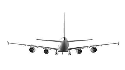 airplane isolated on white