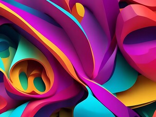 Abstract Background design, 3d style, Ai Generate
