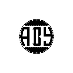 Letter Logo Design 'ABY'