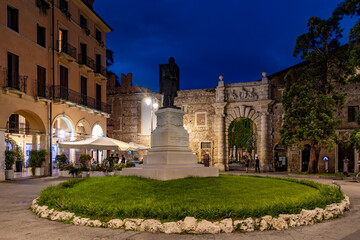 Fototapeta na wymiar view of the roman forum italy vincenza