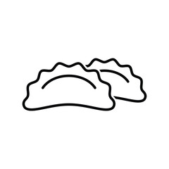 dumplings vector icon food icon restaurant sign