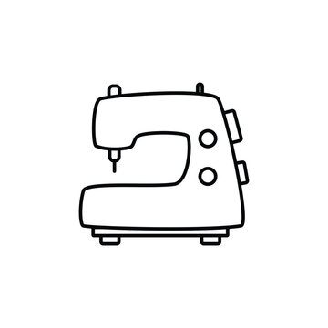 sewing machine icon vector sewing  sign
