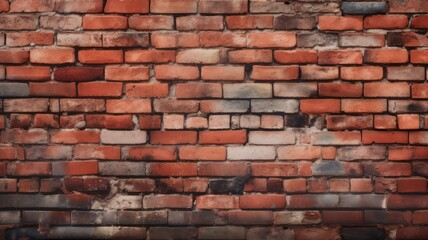 Obraz premium Brick wall background created with Generative AI