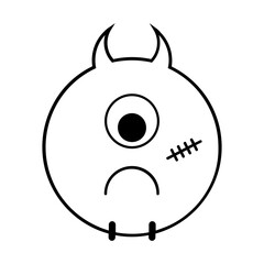 Alien monster icon