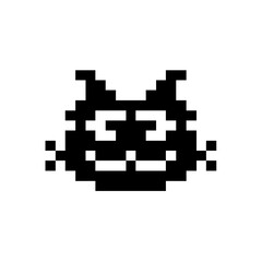 Pixelated cat icon