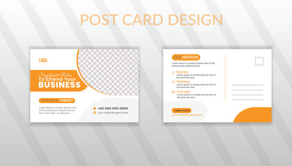 Modern Post Card design