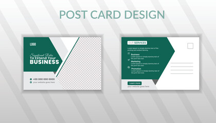 Modern Post Card design