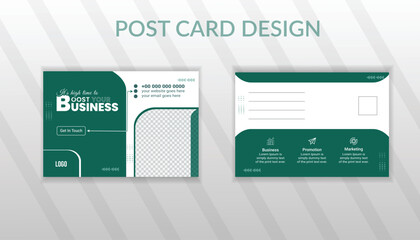 Modern Post Card design