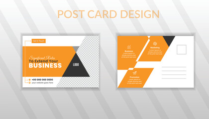 Modern Post Card design