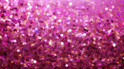 Abstract bright pink boken background with texture of sequins