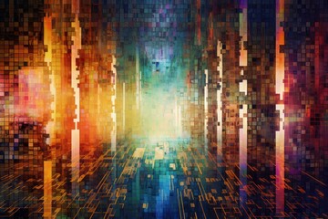 Naklejka premium internet textures and backgrounds. Generative AI
