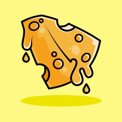 Cute Cheese Illustration Elements two