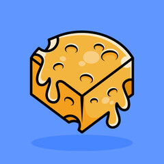 Cute Cheese Illustration Elements three
