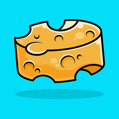 Cute Cheese Illustration Elements five