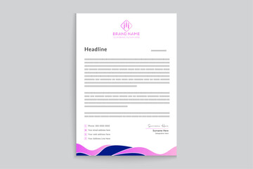 Creative and professional letterhead template