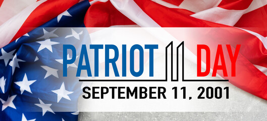 Patriot Day USA Flag Background Illustration