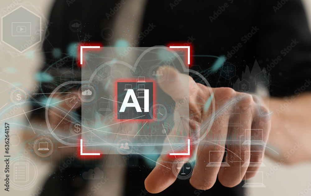Poster online network information robot applications and global connectivity ai artificial intelligence inn